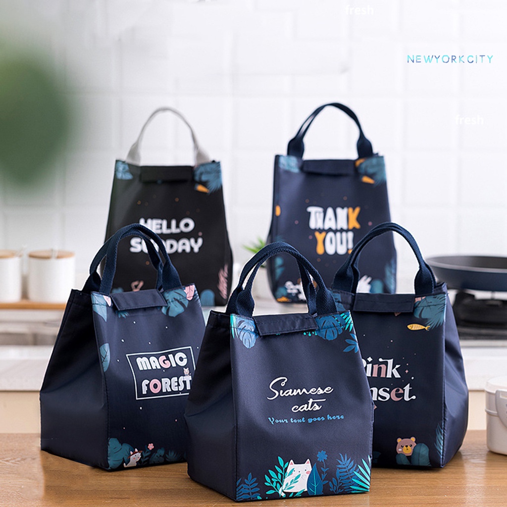 Túi Đựng Hộp Cơm Trưa NYC Chống Nước Giữ Nhiệt Sức Chứa Lớn