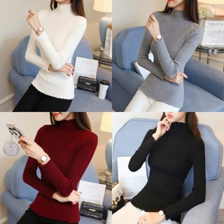Áo Len cổ 3 phân