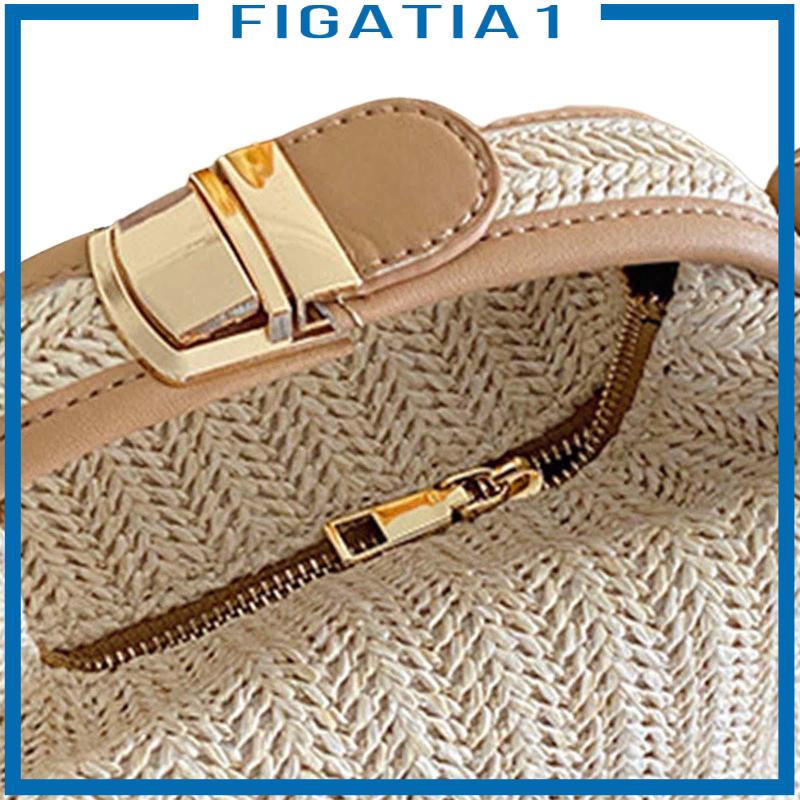 [Fiatia1] Túi Xách Tote Dệt Điều Chỉnh Được Thời Trang Mùa Hè Phong Cách Boho Đi Biển Dành Cho Nữ