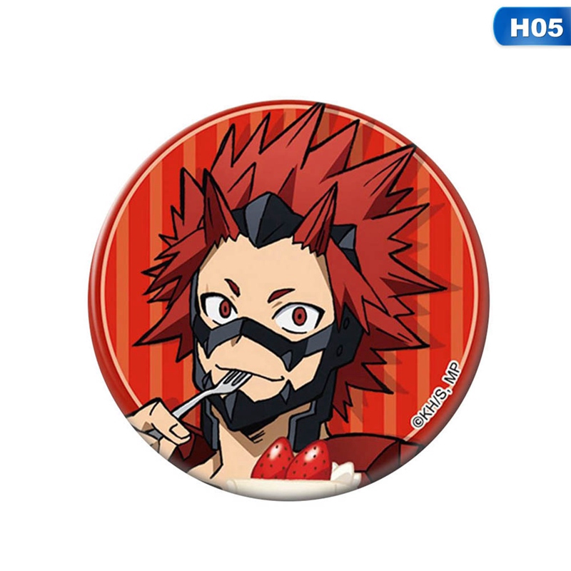 flowersqueen Huy hiệu cài áo họa tiết anime My Hero Academia