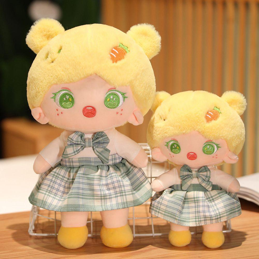 REBUY1 Búp Bê Nhồi Bông Hình Con Người Dễ Thương