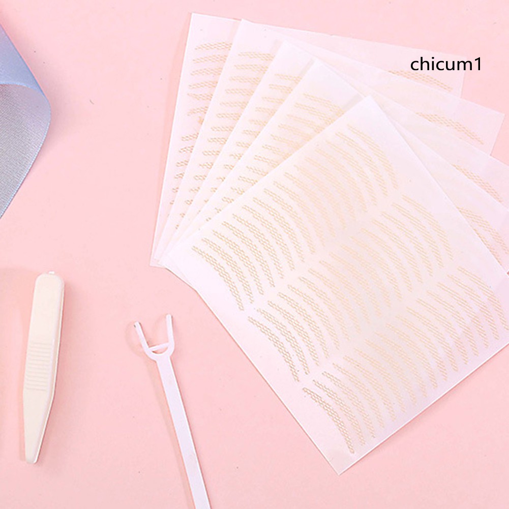 [Hàng mới về] Set 360 miếng dán tạo mắt hai mí tự dính tiện dụng kèm nĩa và nhíp