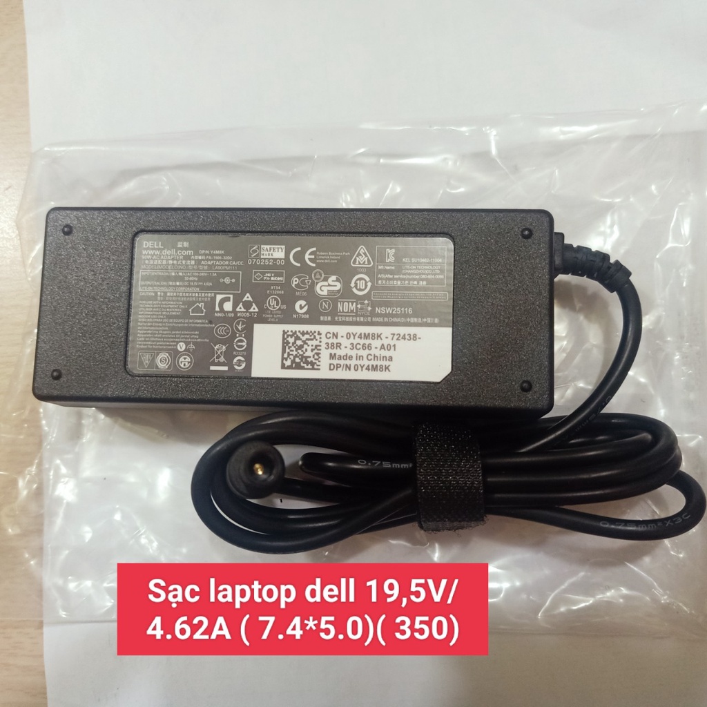 Sạc Laptop Dell 19.5V/4.62A (7.4x5.0) - NTH