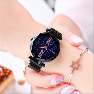 Đồng Hồ Nữ DIMINI Dây Nam Châm Cao Cấp Đen [Đang Sales]
