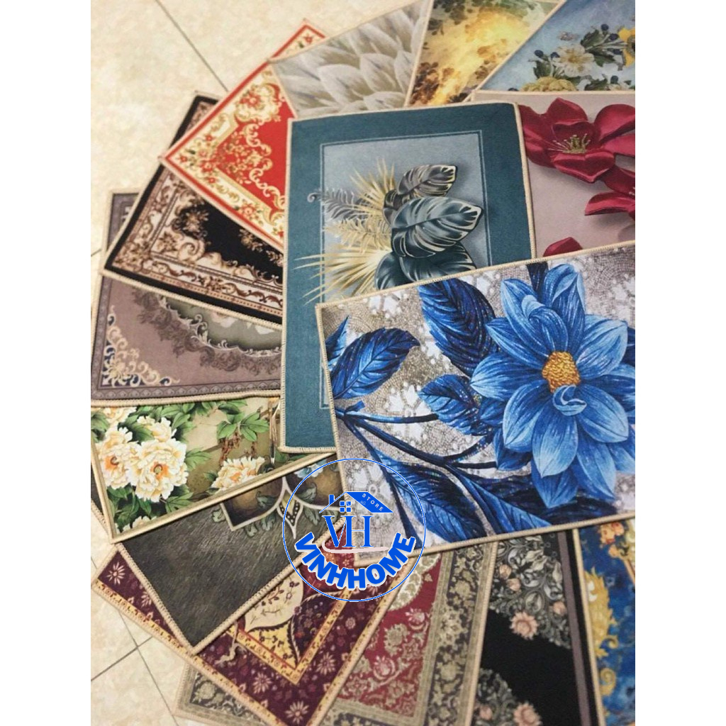 THẢM LAU CHÂN 3D CHỐNG TRƠN TRƯỢT 40x60CM
