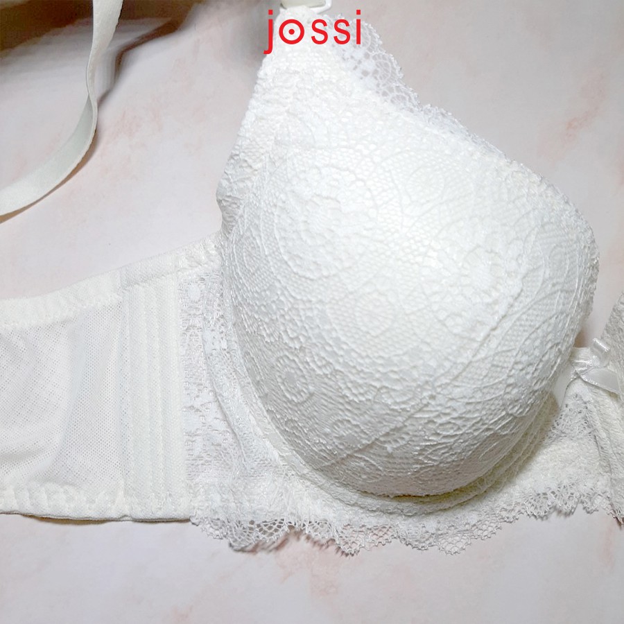 Áo lót Jossi 313 trơn phối ren mút mỏng, cúp nguyên 3 móc | BigBuy360 - bigbuy360.vn