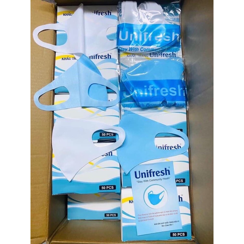 [RẺ VÔ ĐỊCH] Hộp 50 cái khẩu trang Unifresh | BigBuy360 - bigbuy360.vn