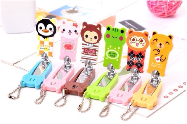 Combo 10 chiếc Móc chìa khoá bấm móng ngộ nghĩnh