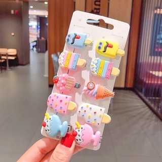 Sét 10  kẹp tóc cute cho bé mẫu mới