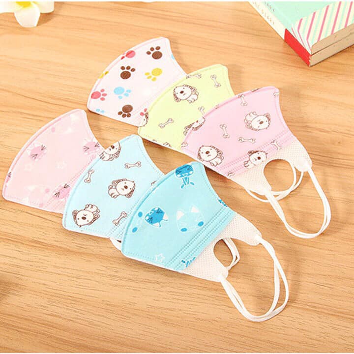 Khẩu trang kháng khuẩn xuất Nhật set 5 cái cho bé