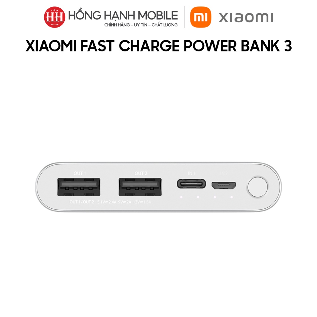 Pin Sạc Dự Phòng Xiaomi Power Bank 3 10000 mAh 18W Fast Charge VXN4274GL - Hàng Chính Hãng