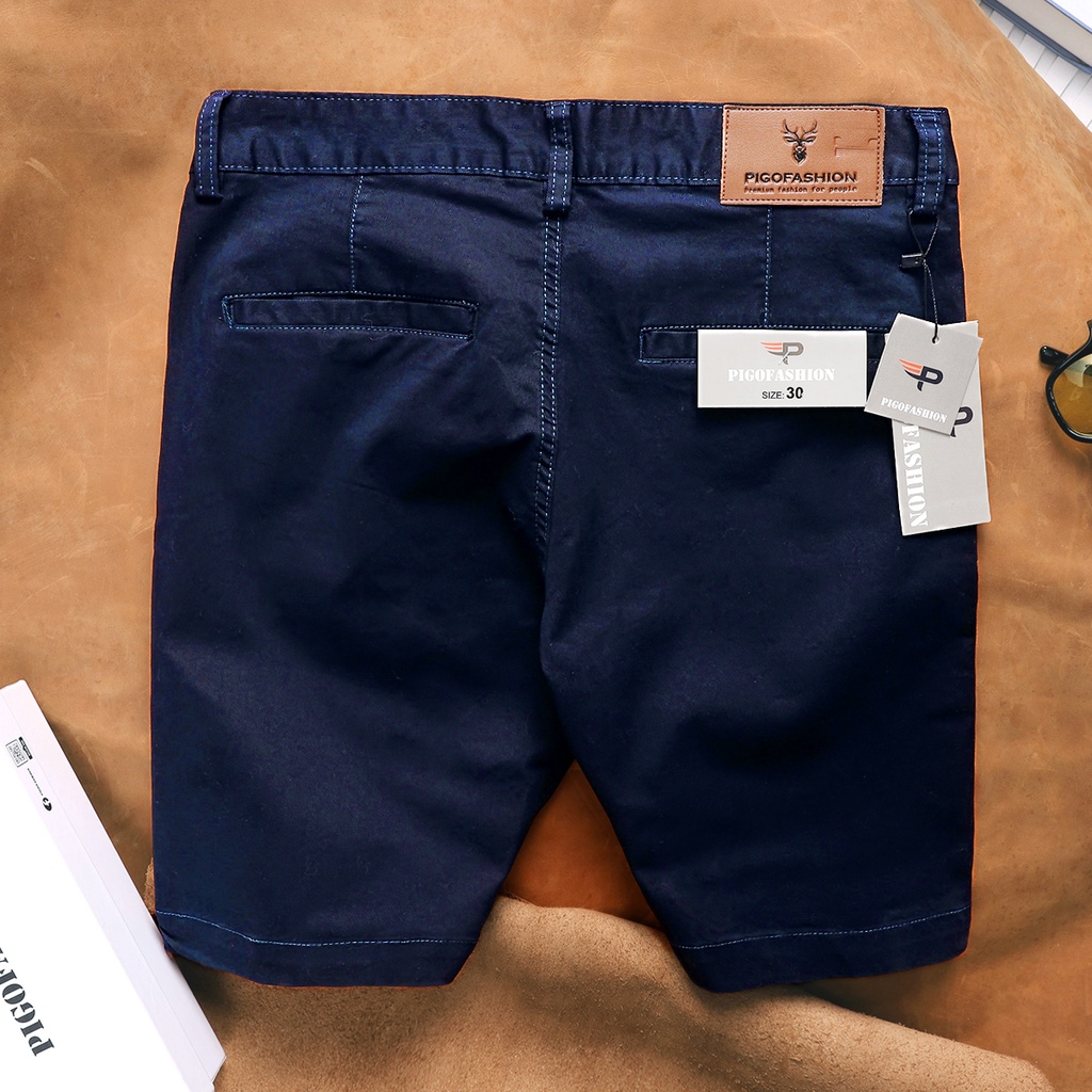 Quần short kaki vải co giãn nhẹ cao cấp SPMPSK03 - PigoFashion