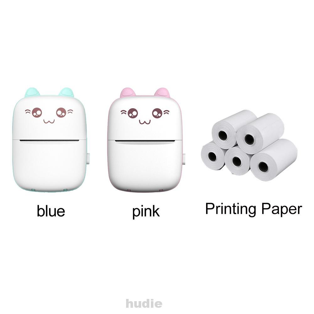 Máy in nhiệt mini cầm tay độ nét cao 200dpi dùng trong văn phòng có cuộn giấy đi kèm | BigBuy360 - bigbuy360.vn