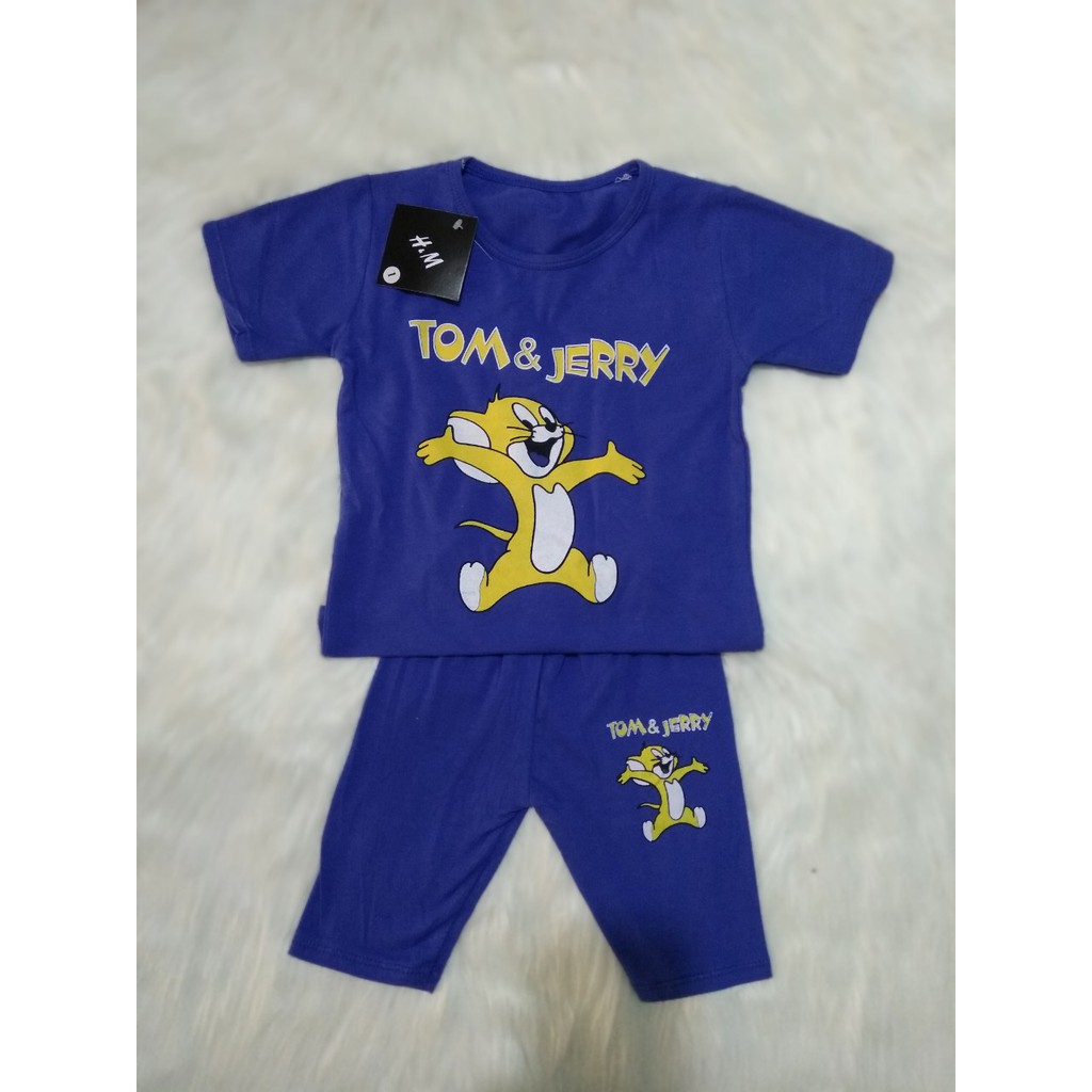 A96 - Bộ Cộc Tay Quần Ngố Chất Cotton 4 chiều cho bé gái