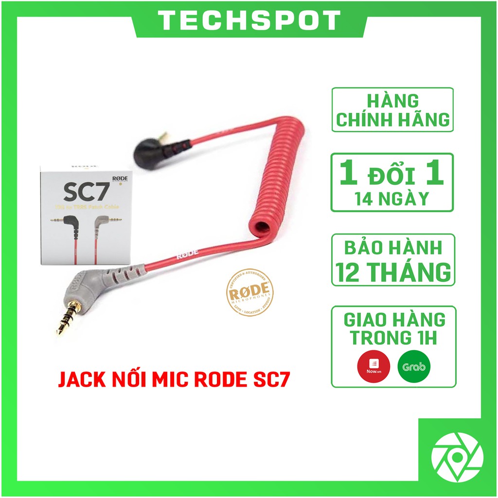 JACK NỐI MIC RODE SC7 TỪ RODE VIDEOMIC GO/ VIDEO MICRO VÀO IPHONE IPAD Smartphone | Chính Hãng