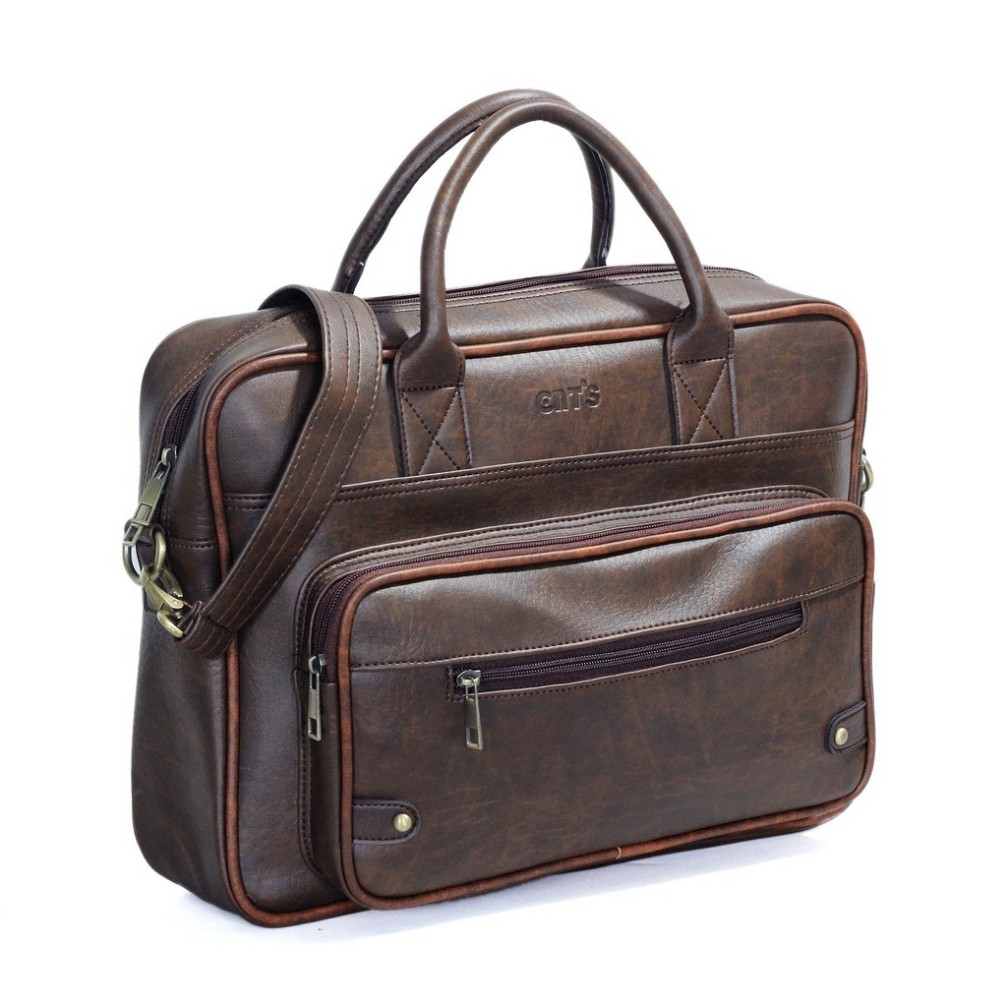 Cặp văn phòng CNT HQ12 cao cấp Nâu wmart | BigBuy360 - bigbuy360.vn