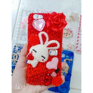 [IB DÒNG ĐT]Ố lưng handmade đính đá HÌNH THỎ giành cho nhiều dòng đt hiện nay