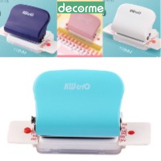 Dụng cụ bấm lỗ giấy sổ còng 20 26 30 lỗ A5 B5 A4 KW TRIO đục lỗ giấy Decorme