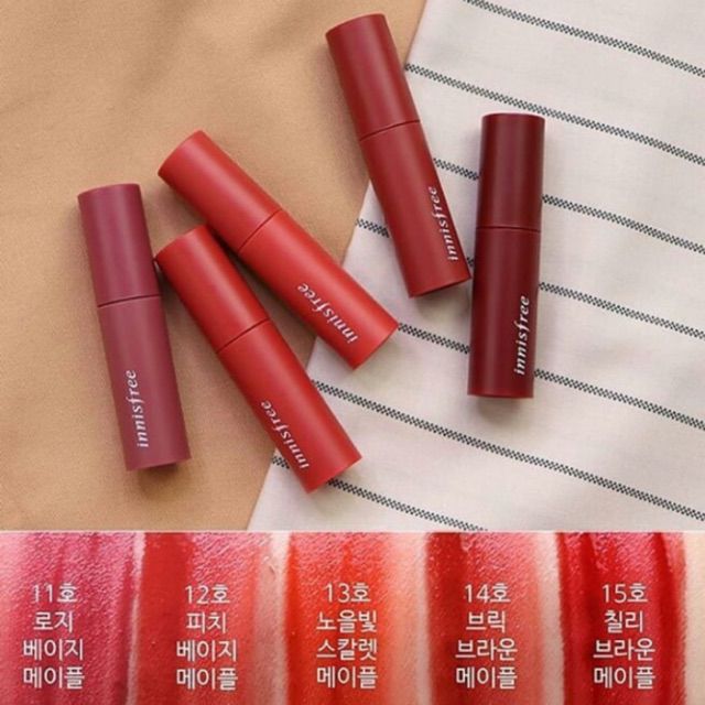 Son Tint Siêu Lì Innisfree Vivid Cotton Ink