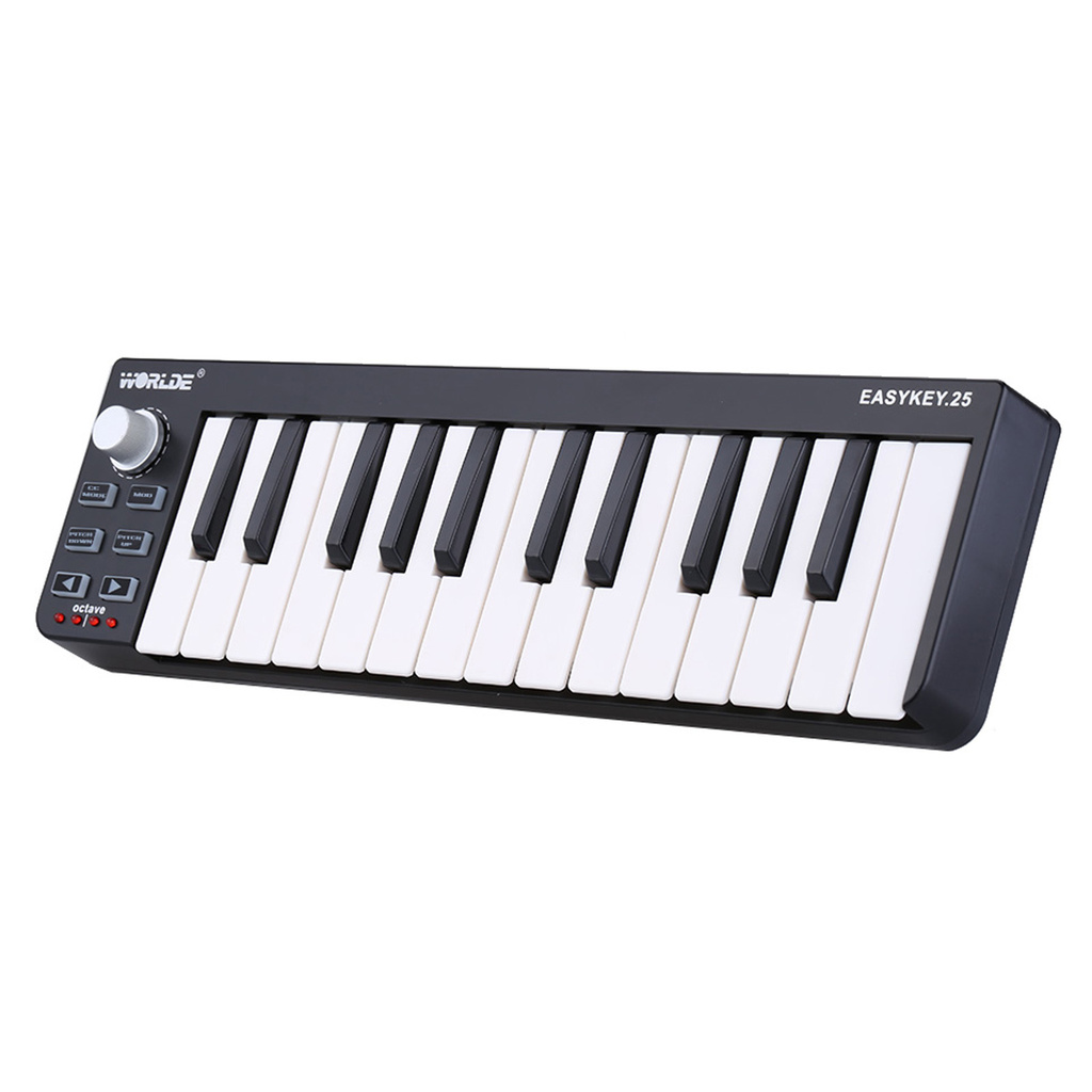 Worlde Easykey.25 Portable Keyboard Mini 25-Key USB MIDI Controller