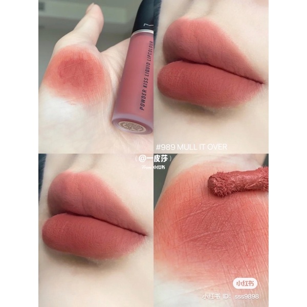 Son kem lì MAC Powder Kiss Liquid Lip Colour Marrakesh mere, devoted to chilli