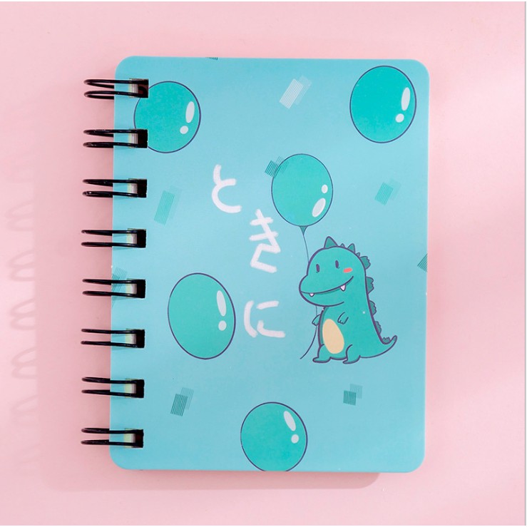 Sổ tay kute gáy lò xo, Sổ Tay Ghi Chép Mini Hoạt Hình (chọn màu hình 2) #5