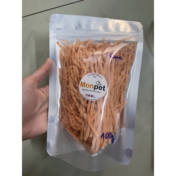 Cá sợi, Cua sợi bánh thưởng cho mèo chó bọ hamster gói nhỏ