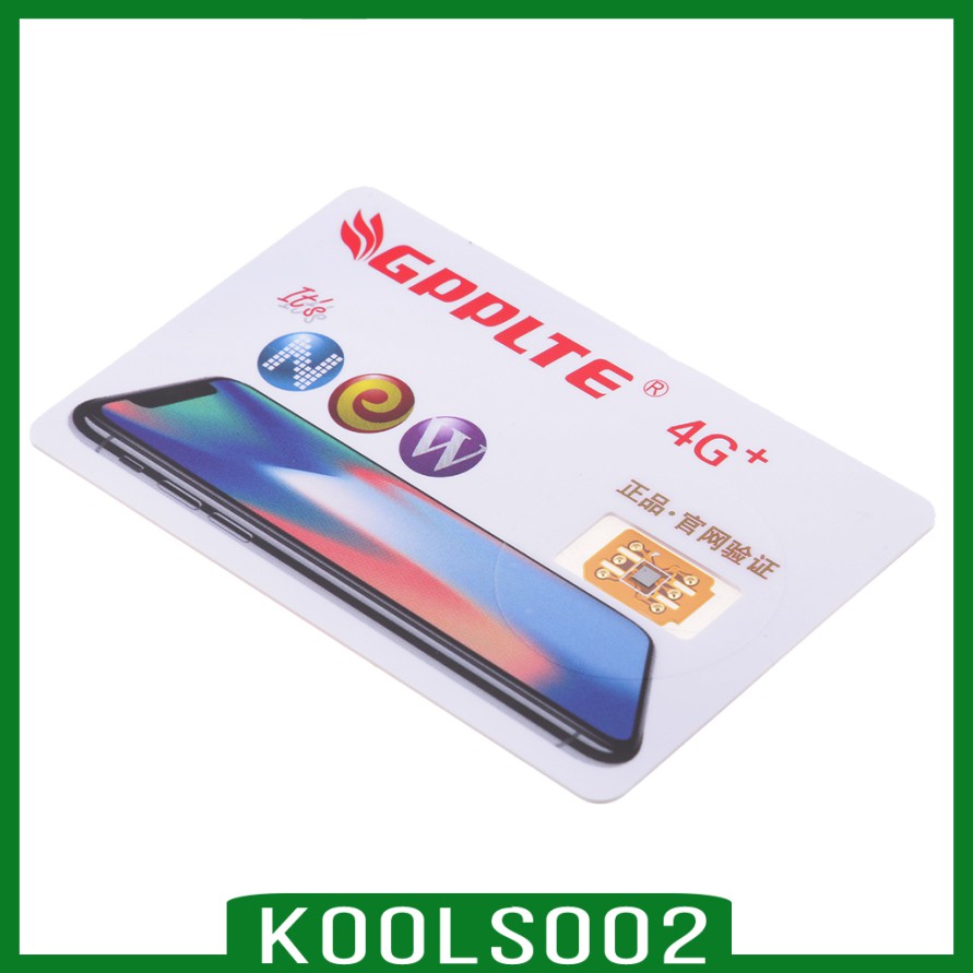 Sim Bẻ Khóa Gpp Lte 4g + Pro 2 Cho Iphone X 8 7 6 Plus 5s