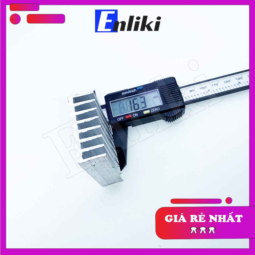 Tản Nhiệt Nhôm8 Cánh 65x45x17mm