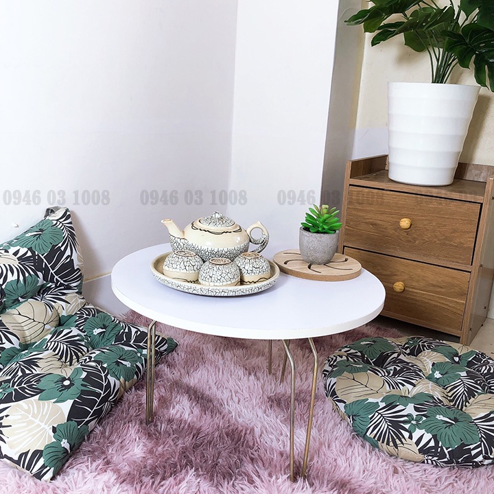 Bàn trà bệt FREESHIPBàn ngồi bệt gấp gọn dùng decor nhà cửa, làm bàn trà, bàn ăn siêu tiện lợi