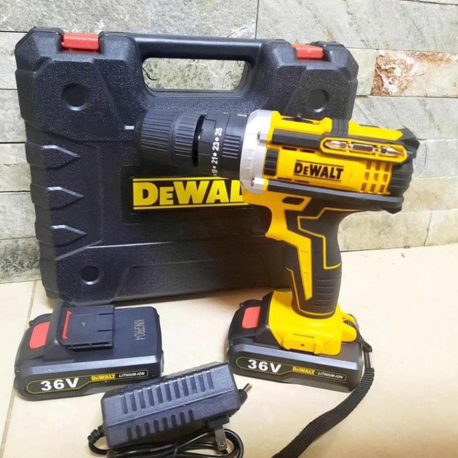 Máy khoan pin cầm tay Dewalt giá rẻ (full phụ kiện)- chính hãng