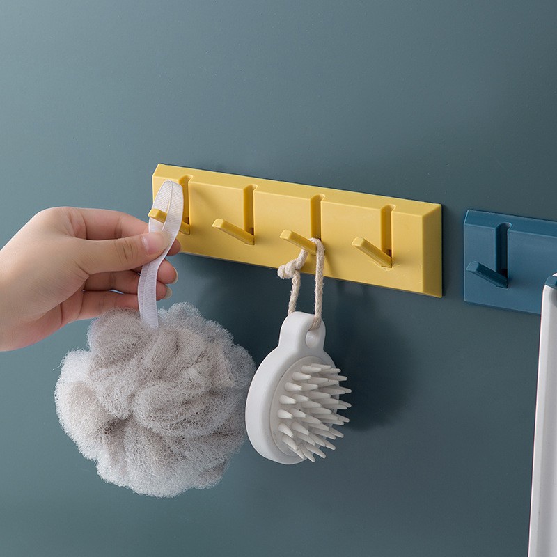 Thanh 4 Móc Dán Tường Siêu Chắc 6689