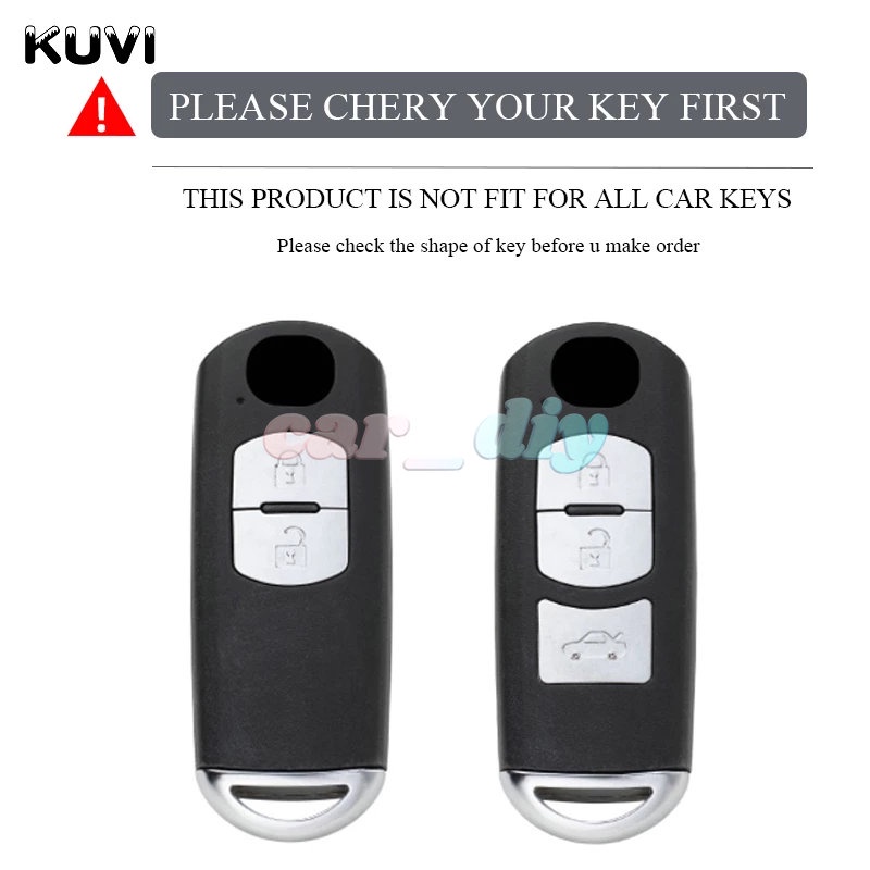 Vỏ Chìa Khóa Điều Khiển Từ Xa 2 / 3 Nút Bằng TPU Mềm Cho Mazda 2 3 6 Atenza Axela Demio CX3 CX7 CX5 CX9