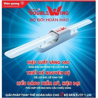 Bộ đèn DOUBLEWING Điện Quang ĐQ DW 236D (2x36W ánh sáng trắng)
