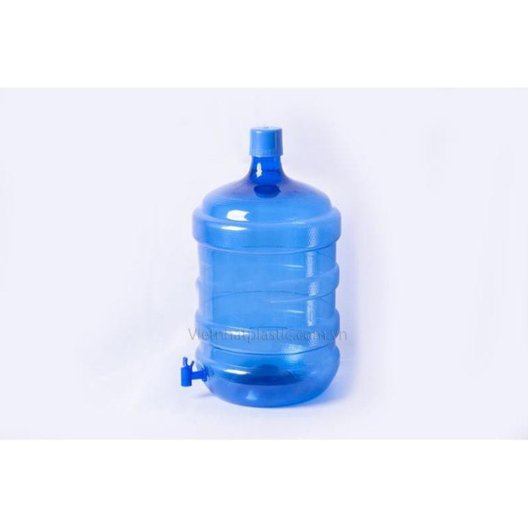 Bình Gallon Việt Nhật 7,5 lít, 18 lít, 20 lít - Bình Nước Nhựa Việt Nhật - Bình gallon 20 lít Có Vòi Rót