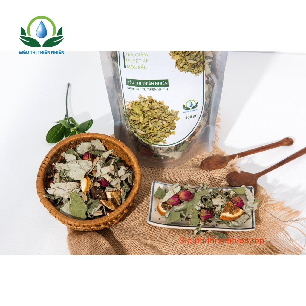Định Áp Mộc Trà - Trà giảm huyết áp đóng túi zip thương hiệu Mộc Sắc