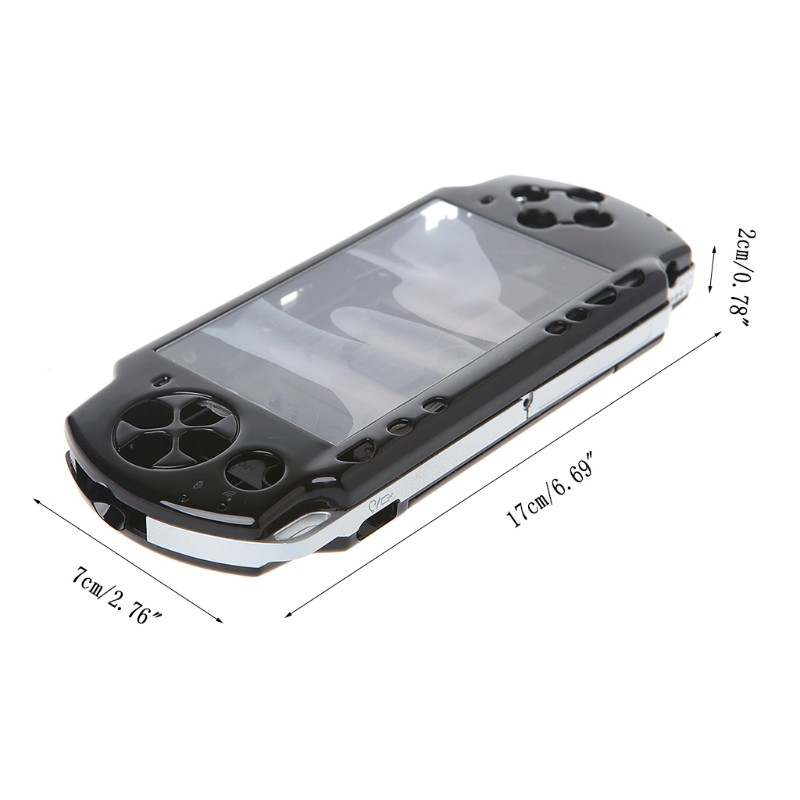 Ốp vỏ hoàn toàn màn hình kèm nút bấm cho máy chơi game Sony PSP 2000