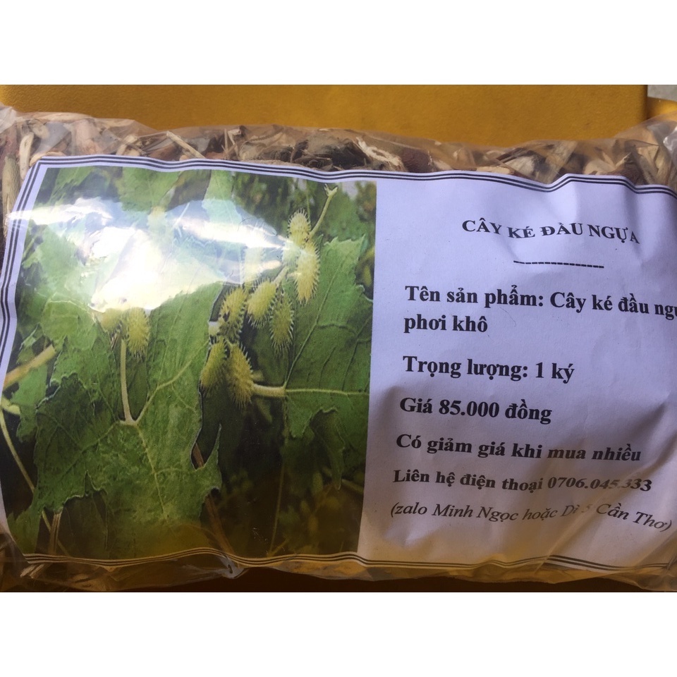cây ké đầu ngựa phơi khô 1 ký ( shop bán cây chứ không bán trái nhé khách yêu)