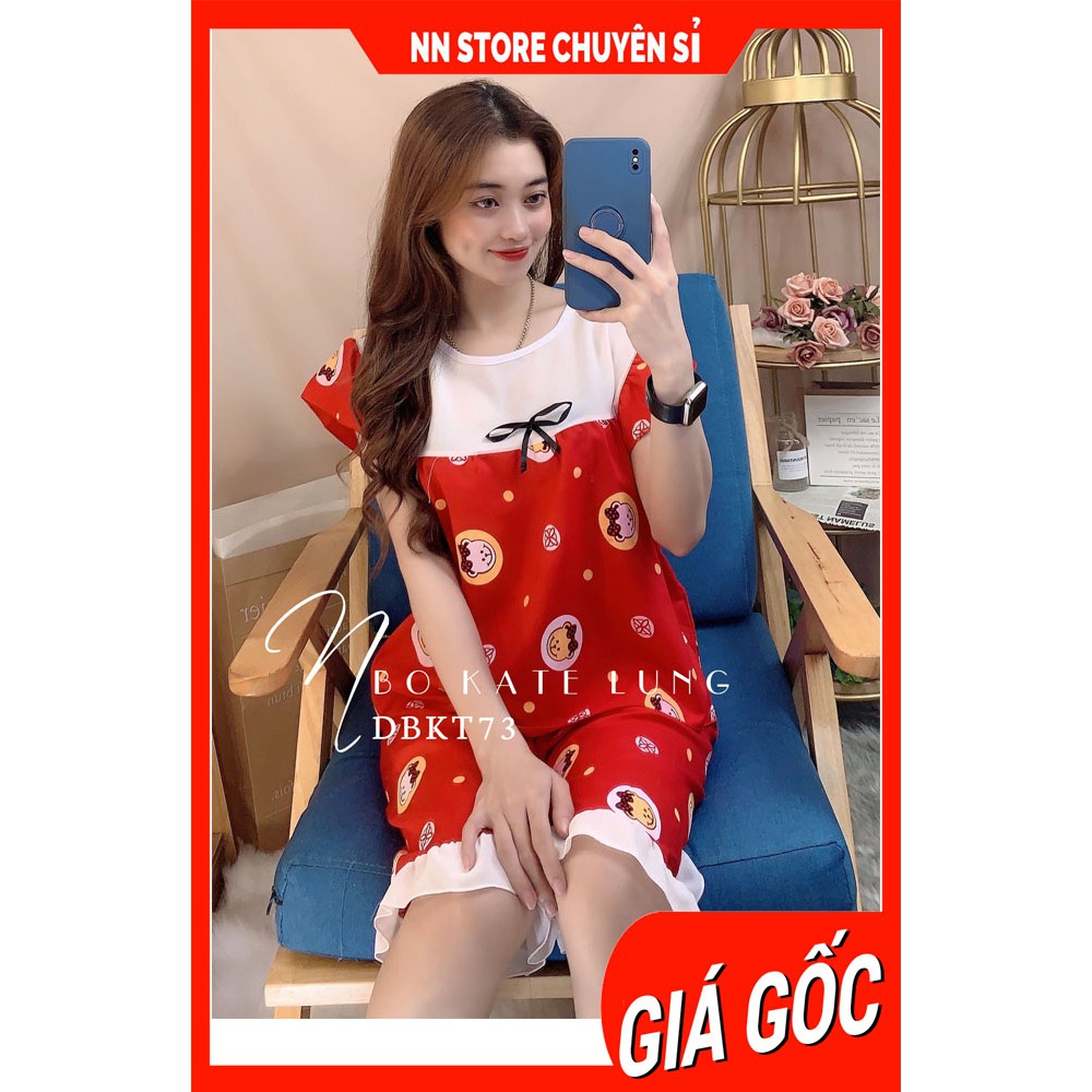 ĐỒ BỘ KATE LỬNG IN HÌNH XINH ⚡ẢNH SHOP TỰ CHỤP⚡ BỘ NGỦ LỬNG IN HÌNH BKT