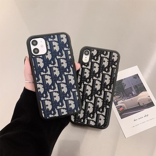 Ốp Điện Thoại Vải Thêu Hình Thương Hiệu Lớn Phong Cách Âu Mỹ Cho iPhone14 13 12 promax XR XS 12Pro