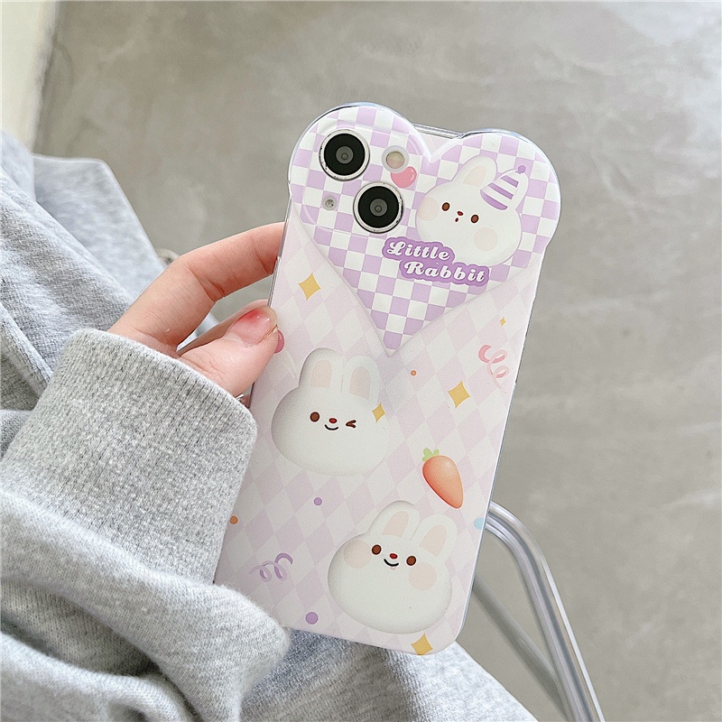 Ốp lưng iphone Ốp Điện Thoại Hình Thỏ Hoạt Hình Cho iphone/xs/7/8/Pro/Max/Mini 12 13Pro Dinuo case