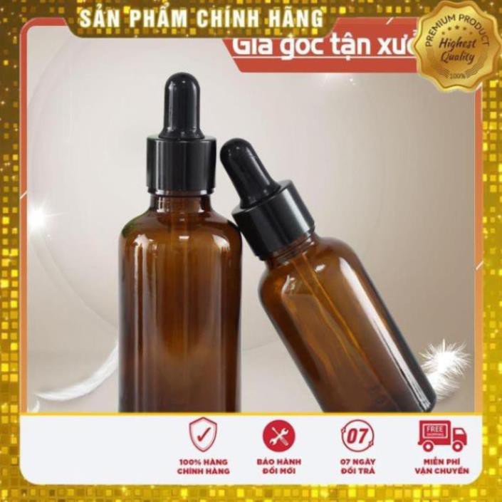 Lọ Chiết Serum ❤ TOP GIÁ RẺ ❤ [30ml] Chai lọ đựng tinh dầu bóp giọt khoen đen chiết mỹ phẩm , phụ kiện du lịch