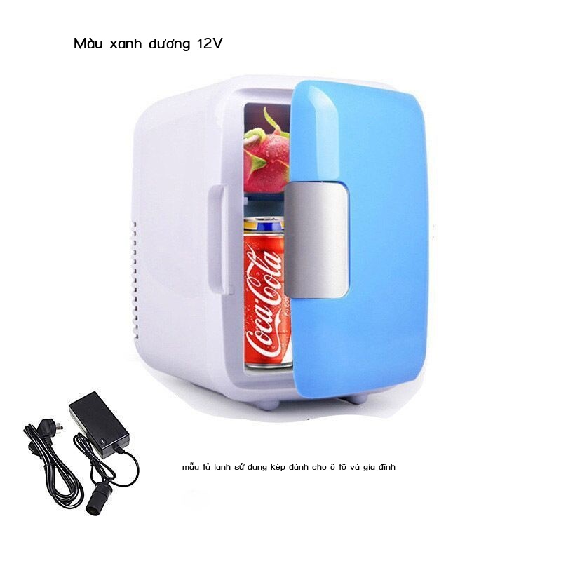 ■☼❡Làm lạnh hiệu quả Tủ mini 8L Xe hơi gia đình kép Ký túc xá Có sẵn nhỏ