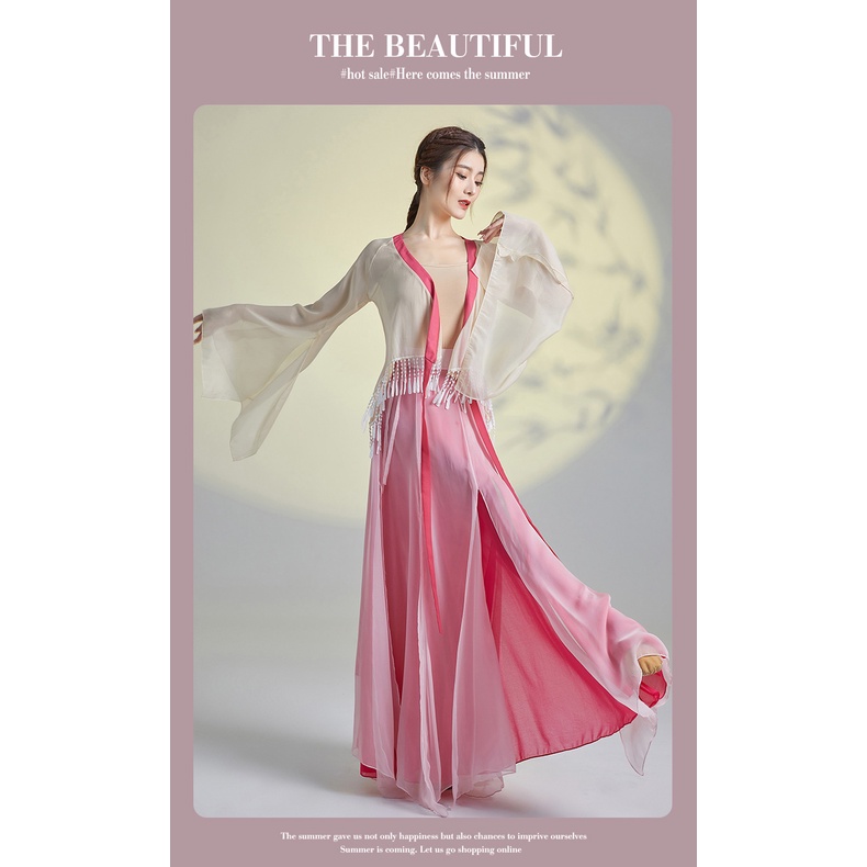 Bộ Trang Phục Biểu Diễn Múa Phong Cách Trung Hoa Cổ Điển Cho Nữ