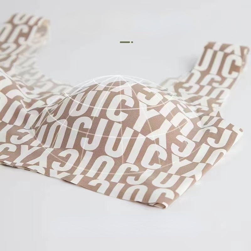 Áo Ngực Mềm Không Đường May In Họa Tiết Graffiti Thời Trang Mùa Hè