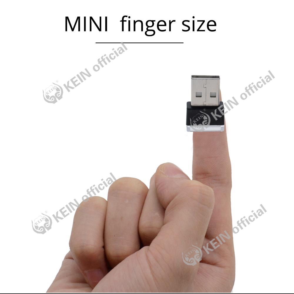 KEIN 2020 Xe Mới Nội Thất Đèn Usb Đèn Khí Quyển Nhỏ USB Bộ Phận Ô Tô Trang Trí Khẩn Cấp Đèn LED Ban Đêm Đèn trang trí động cơ xe điện thoại di động Đèn ngủ khẩn cấp