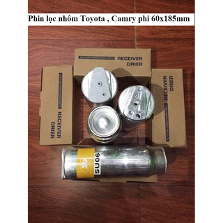 Phin lọc nhôm xe toyota camry phi 60x185mm
