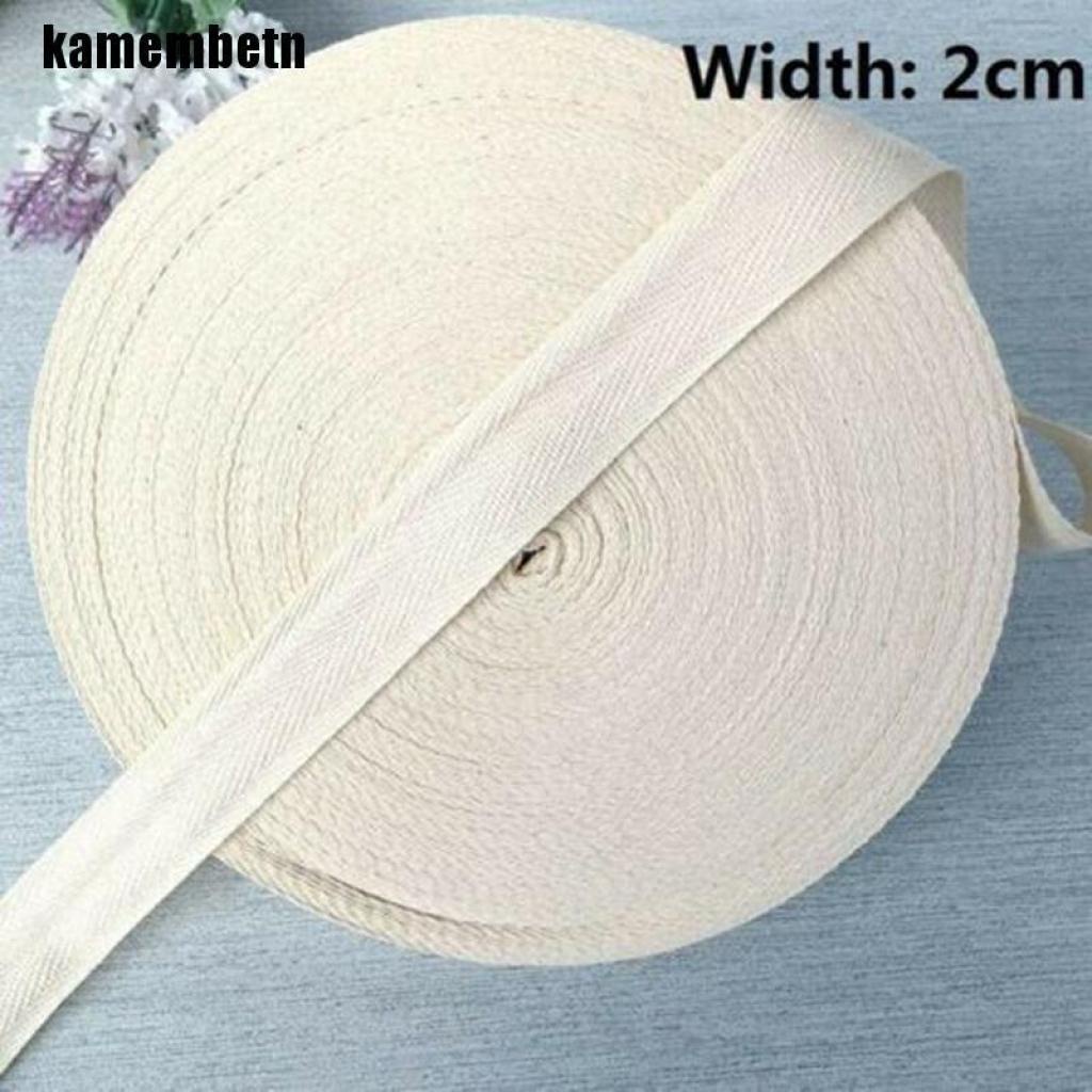 Cuộn dây vải cotton làm đồ thủ công tiện lợi 50m