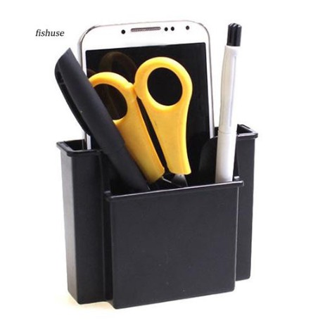 Hộp Túi dán treo 2 ngăn đựng điện thoại hoặc đồ dùng trên xe hơi ô tô đa năng siêu rẻ phù hợp Toyota Vios Innova | BigBuy360 - bigbuy360.vn