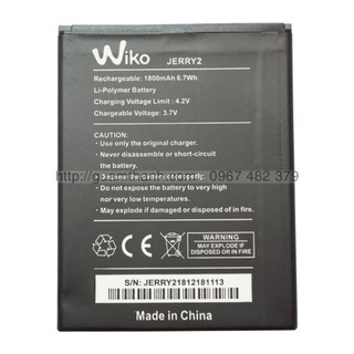 Pin wiko jerry 2 dung lượng 1800mah - hàng zin